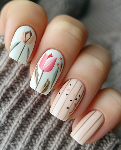 Beautiful manicure results from Mango Nails & Spa